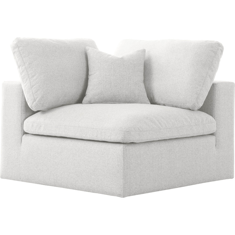 Fauteuil d'appoint Burrows Aiobha, Mélange de lin crème