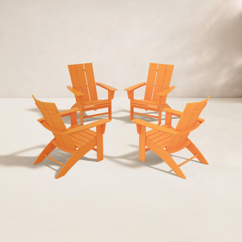 Chaise Adirondack POLYWOOD, Tangerine