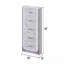 Chest – Marble-Patterned Drawers With Led Side Panels And Metallic Trim