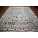 Transitional One-of-a-Kind Rectangle 9'3" X 11'8" Hand Knotted Area Rug