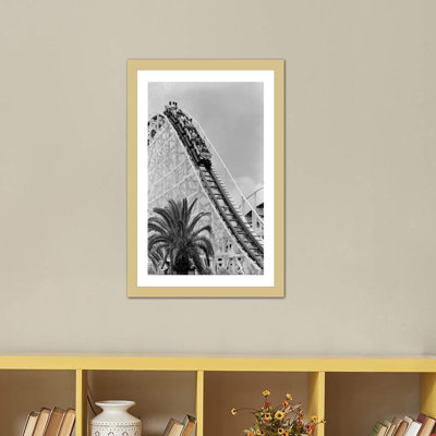 « 1960 young nopeoples en bois avec rouleau », reproduction de photo sur toile tendue
