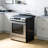 30 Inch Self-Cleaning Electric Range with AirFry and Glass Touch Controls in Stainless Steel