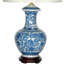 Lampe de table en porcelaine 24,5 "