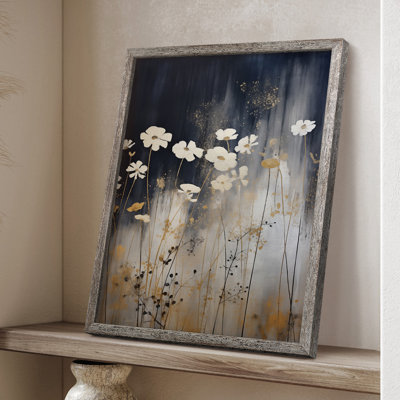 Impression encadrée FLORAL Series CDII - bois massif