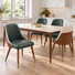 18.89 " H Faux Leather Upholstered Swivel Side Chair