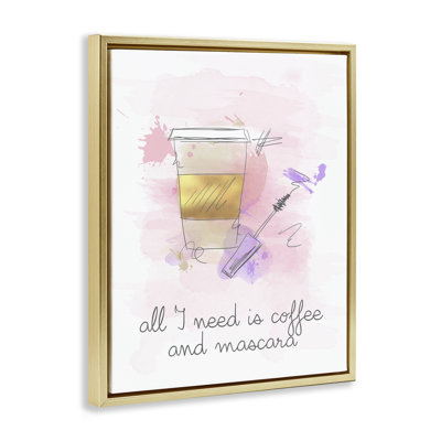«Need Coffee & Mascara», art mural encadré par Anna Quach