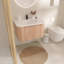 Meuble-lavabo mural avec lavabo, meuble-lavabo flottant moderne-1829349153