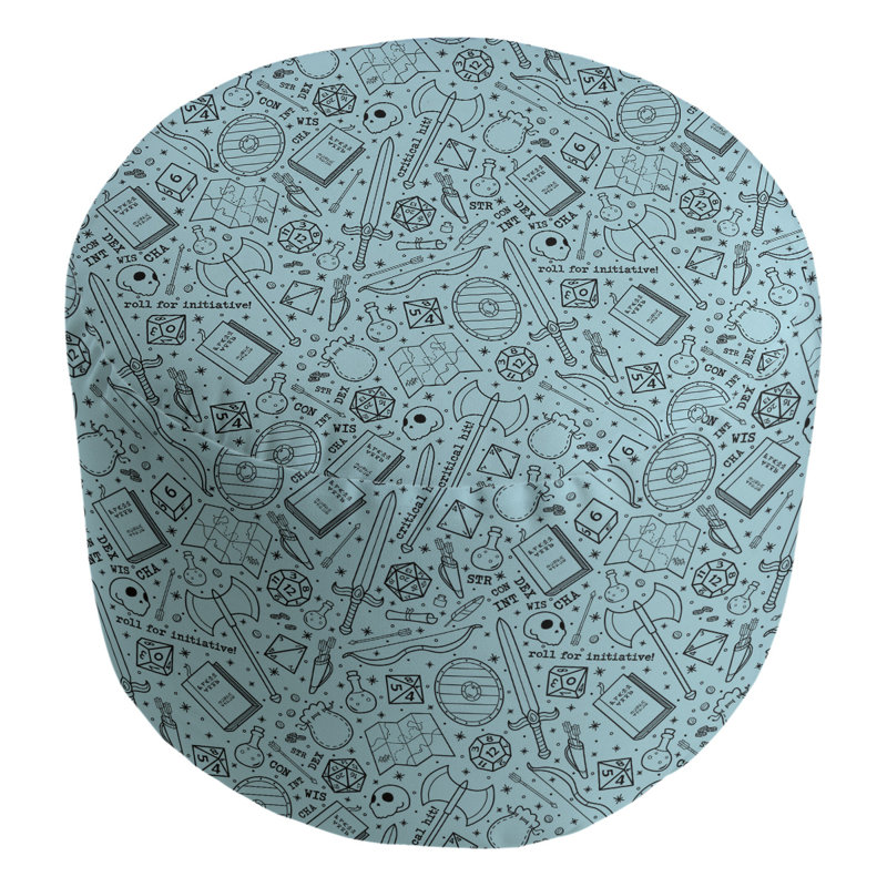 repose-pieds rpg Avicia, Bleu ciel et gris