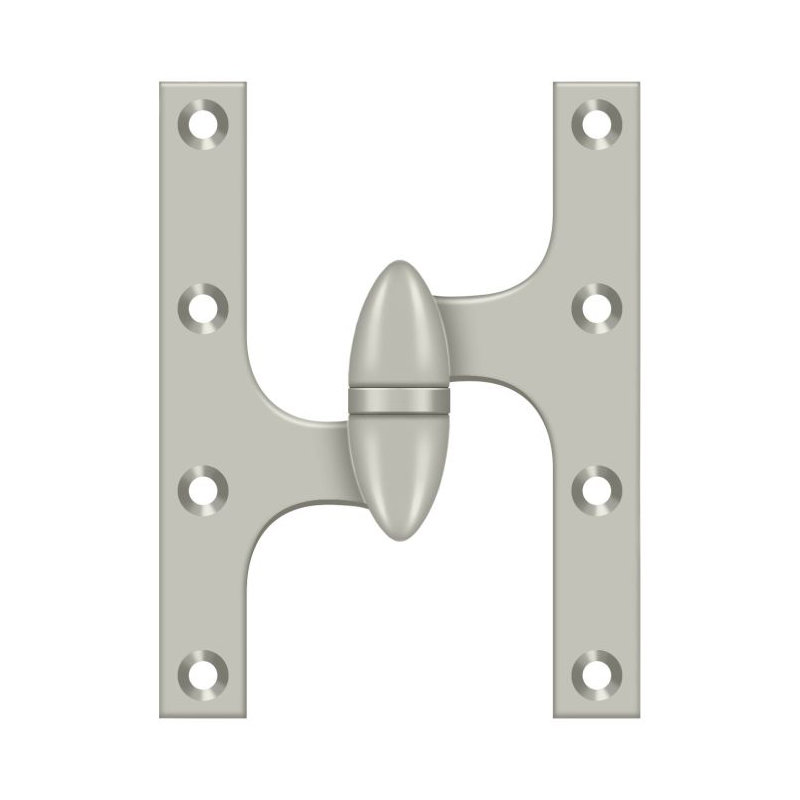 Hinge, Brushed Nickel, Right Hand