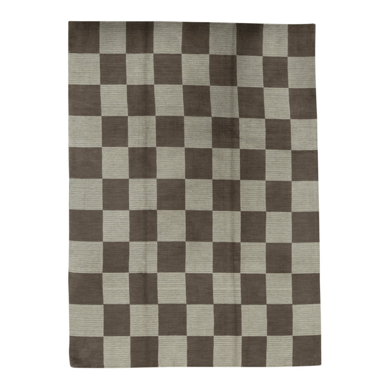 Gabbeh Hand Woven Wool Geometric Area Rug, Rectangle 8'6" x 11'8"