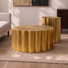 Jaclynn 301 Coffee Table & End Table Gold