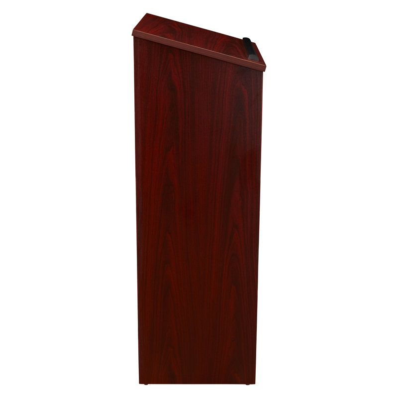 Mahogany Melamine Laminate Scratch-Resistant Full Lectern