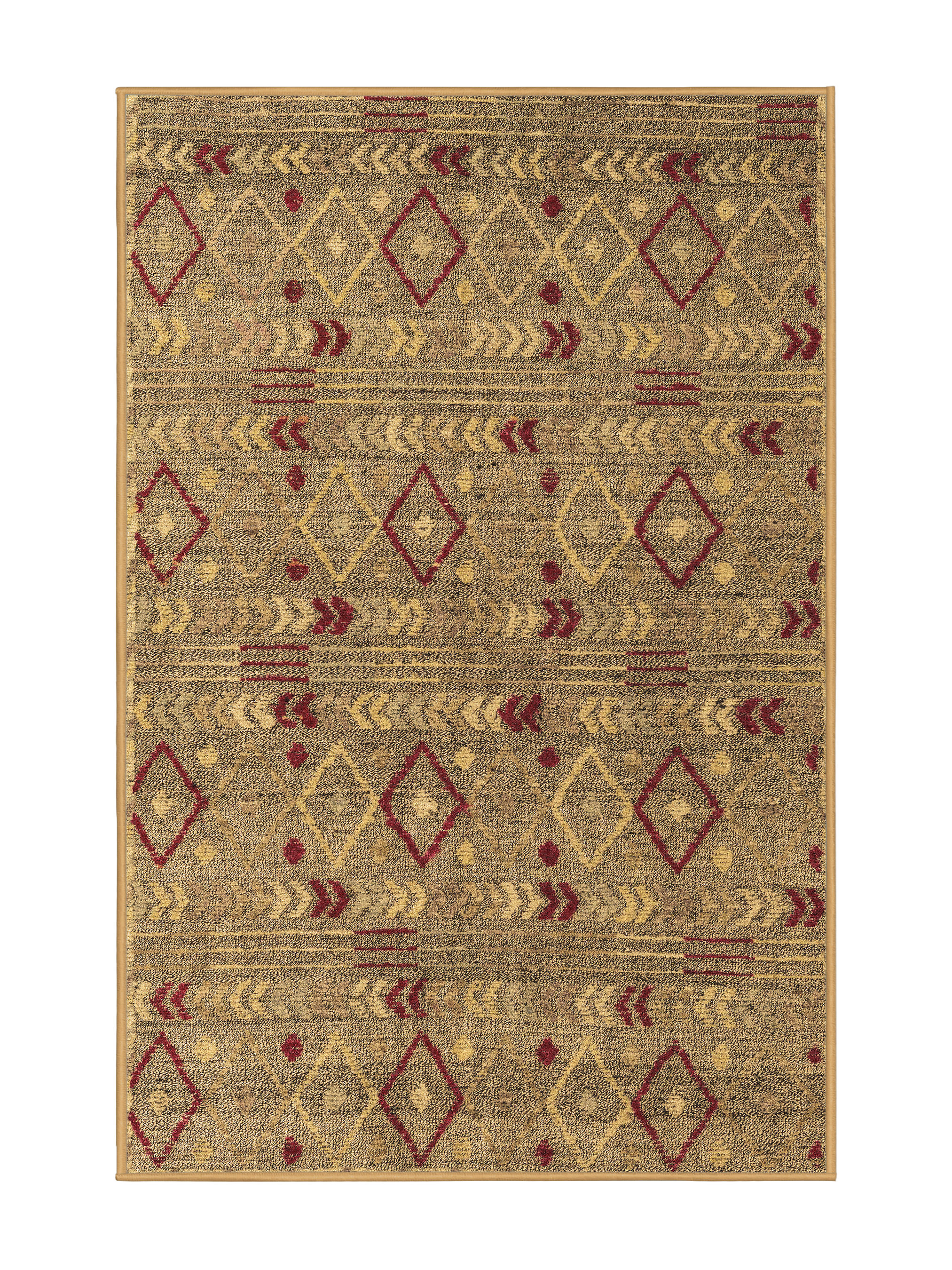 Foundry Select Abstract 5073 Brown Machine Washable Area Rugs - Wayfair ...