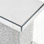 Table de bout à miroir argentée