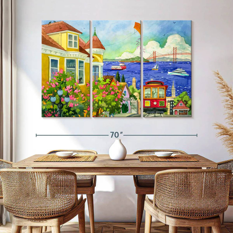 Sireci San Francisco, 42" H x 65" W
