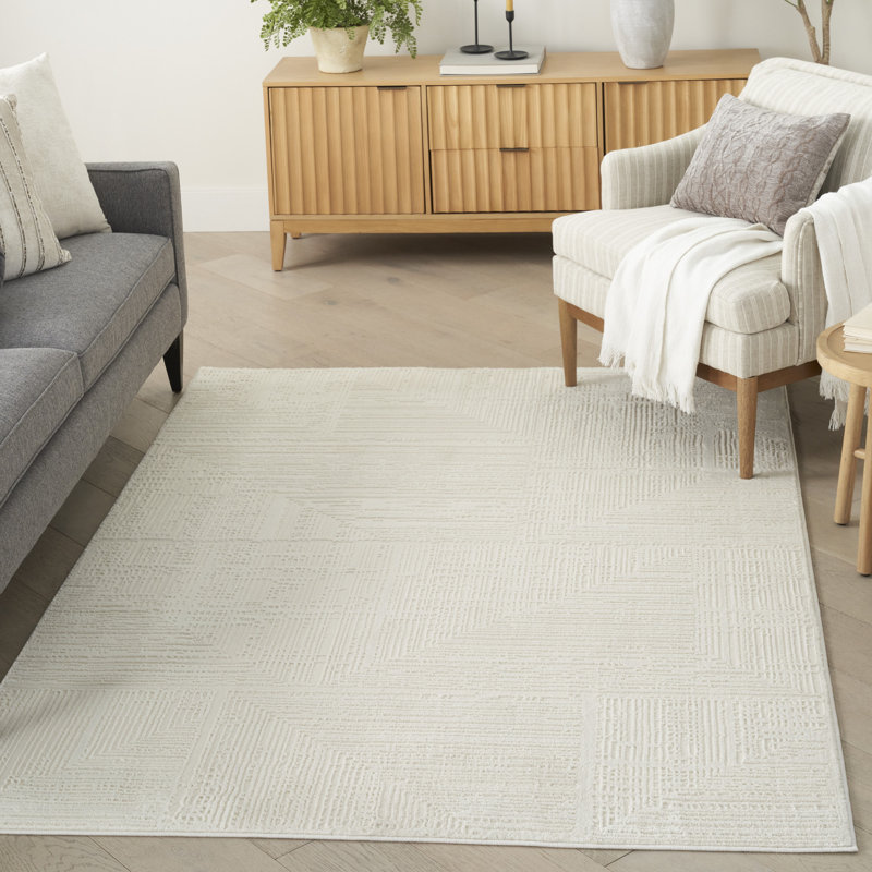 Ivaline Sustainable Woven Area Rug, Rectangle 5' x 7'