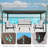 16 ft. W x 10 ft. D Outdoor Aluminum Pergola with Louvered Roof