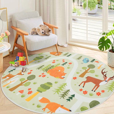 Tapis rond rond 4 pi Crellen