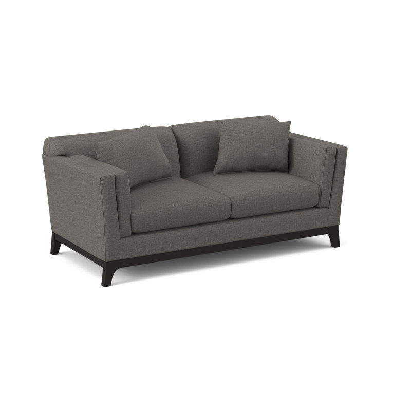 Zabriel Upholstered 65'' Sofa, Thrillist Graphite Sustain®