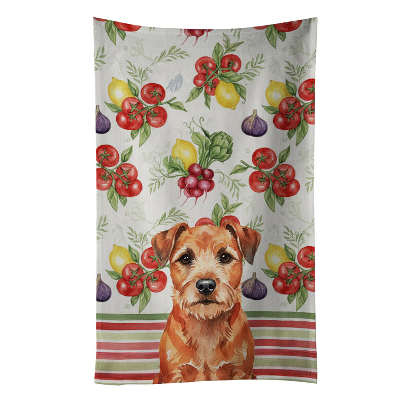 Serviette de cuisine Red Border Terrier, Red Border Terrier