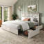  Grand lit plateforme avec porte de grange Revan Farmhouse-1668528008-1668528010