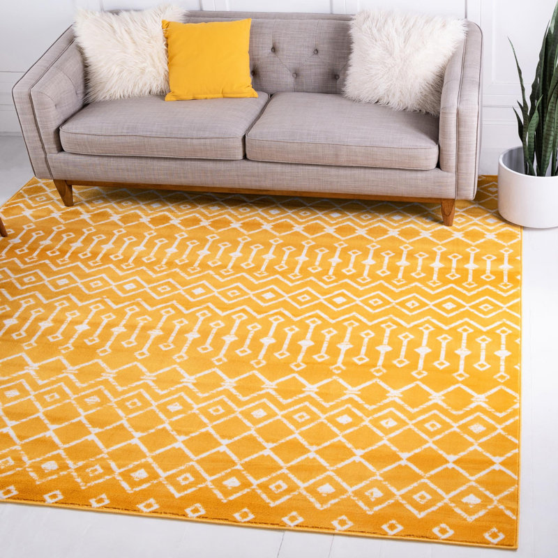 Alecto Moroccan Trellis Rug, Square 10'
