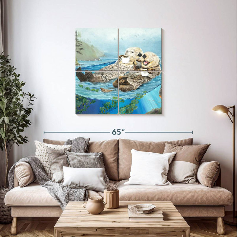 Brampt We Have Each Otter, 38'' H x 38'' W