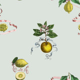 Lemon Toile 33' L x 20.5" W Wallpaper Roll