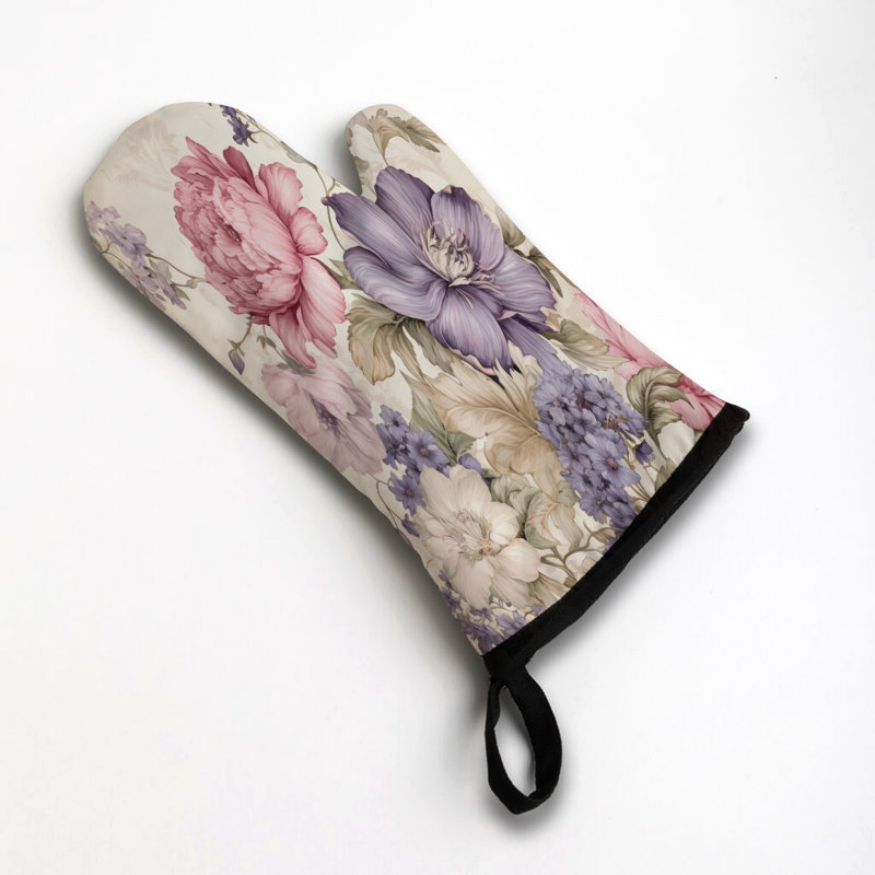 Soft Whimsy Oven Mitt Cotton Twill