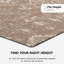 Tapis de chaise de bureau en jacquard de polyester avec support antidérapant Anji Mountain-93657169