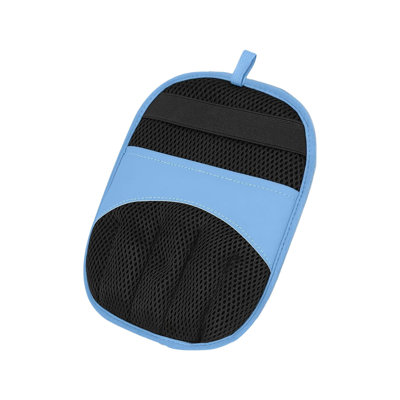 Electrostatic Pet Hair Removal Gloves, 9.25x6.88 inches, Blue
