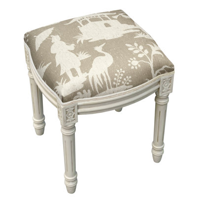 Artic Solid Wood Accent Stool