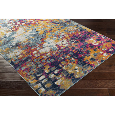 Modern Abstract Multicolour/Blue