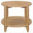 Isbell Maple Brown Round Solid Wood Side End Table