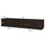 Meuble télé mural flottant de 53 po pour téléviseur de 70 po ou moins Housley-340815883