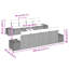 294cm Wide Patio Sofa with Cushions