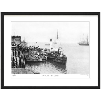 Hull, The Pier 1903 by Francis Frith - Single Picture Frame Print