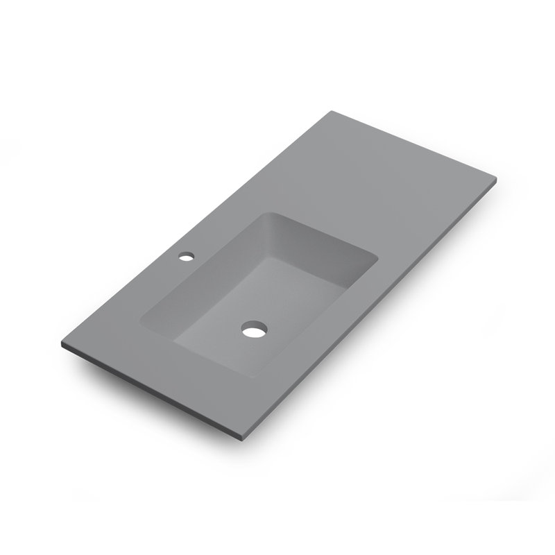 DAX 18.1'' Bathroom Sink, Matte Mist