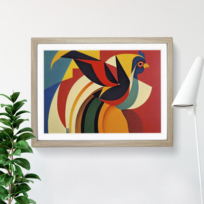 Rooster Abstract Vol.3 1 Piece Single Picture Frame Wall Art