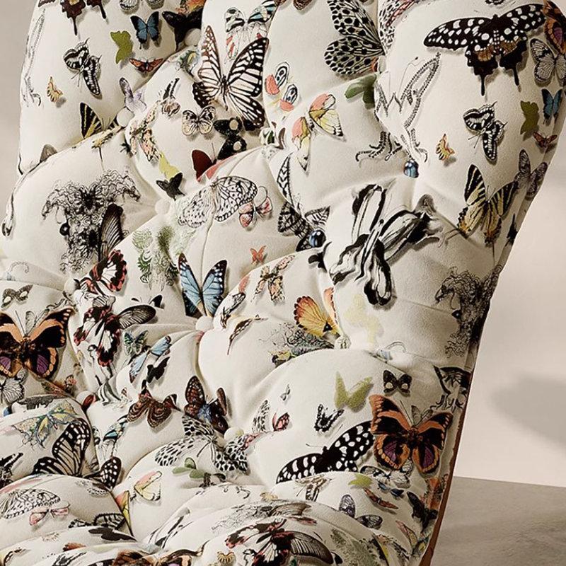 Chaise berçante Moka, Brun