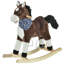 Cheval à bascule en peluche pour enfants