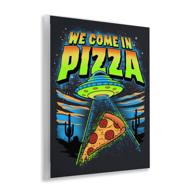 We We In Pizza Aliens, plaque murale, design par Jedco Brands, Inc.