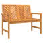 2 - Person Wood Patio Dining Set with Rectangular Table