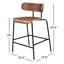 Bantam Stool with Metal Frame-929591172