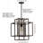 Tyra Dimmable Square / Rectangle Chandelier