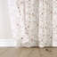 Lioren Tonal Floral Sheer Pre-Tied Bow Tab Top Sheer Tab Top Curtain Panel-207487425