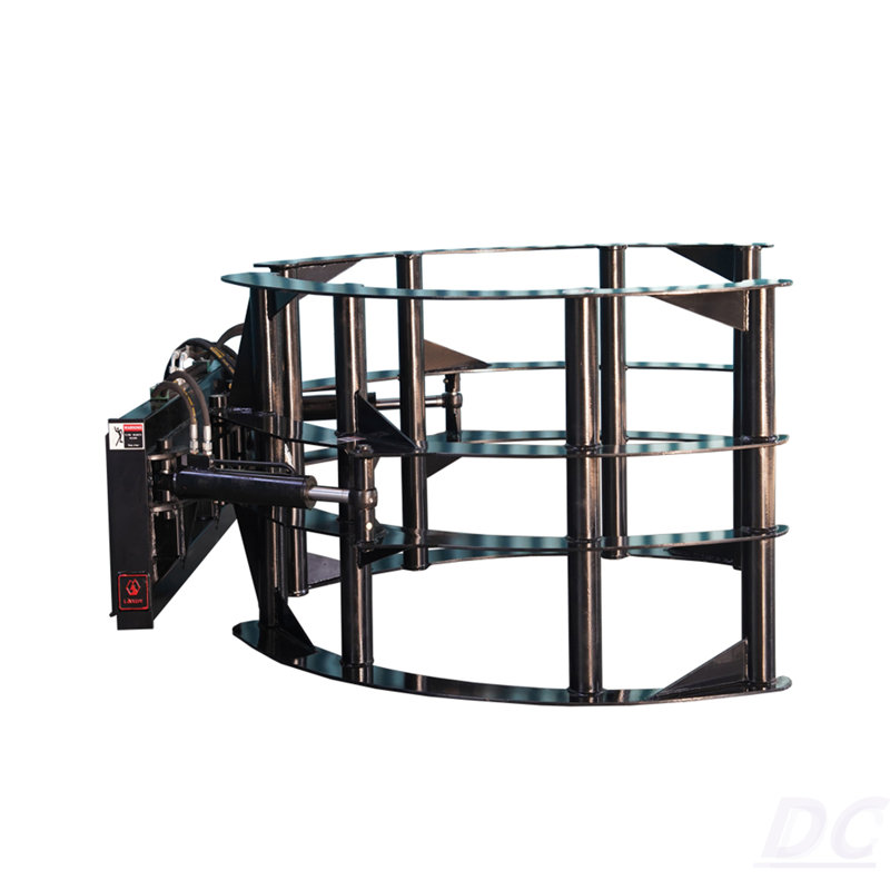Round Hay Bale Grab For Skid Steer
