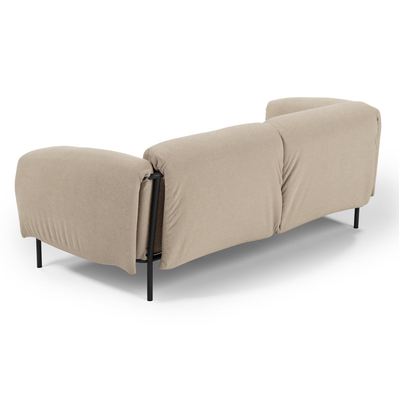 Manseau 3-Seater Outdoor Sofa, Grey/Brown/Blue