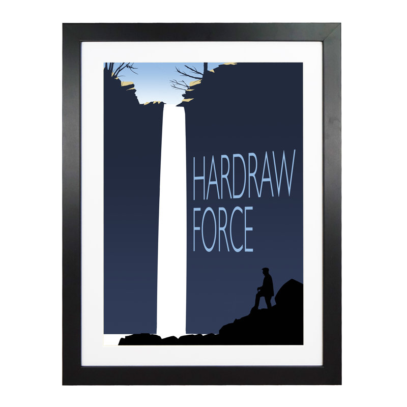 Hardraw Force - Print, Black Framed, 40cm H x 30cm W x 3cm D