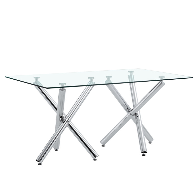 Ceolia 4 - Person Dining Set, Black